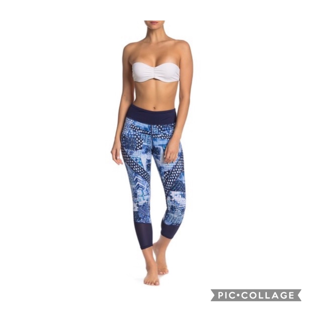 Tommy Bahama | Active Patchwork Capri Swim Bottoms